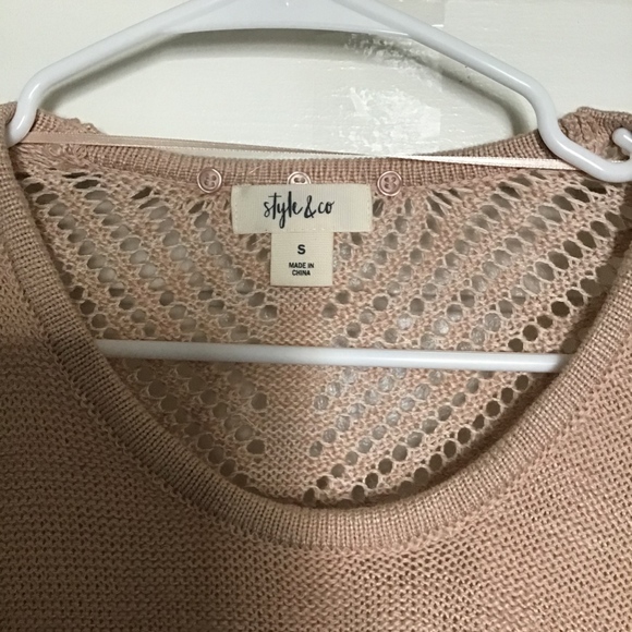 Style & Co Textured Sweater - Picture 3 of 3